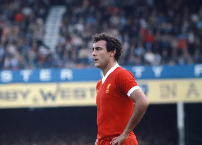 Framed Print : Liverpool footballer Ray Kennedy in action against Leicester City at Filbert Street Framed Print : Liverpool footballer Ray Kennedy in action against Leicester City at Filbert Street