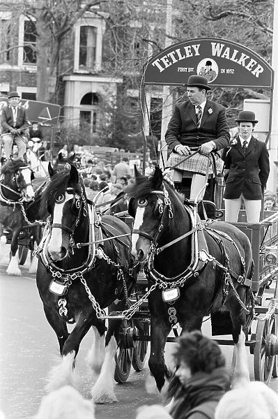 Liverpool May Horse Parade, Saturday 10th May 1986. Tetley Walker