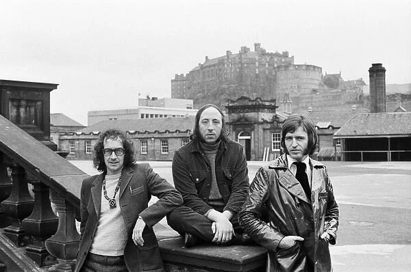 Liverpool pop group The Scaffold pictured in Edinburgh. From top: John Gorman