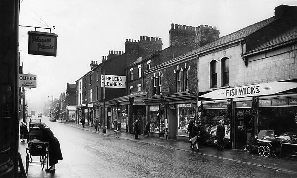 Liverpool Road, St Helens, Merseyside, 23rd December 1958
