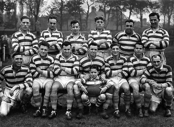 Liverpool Rugby League club team group October 1951