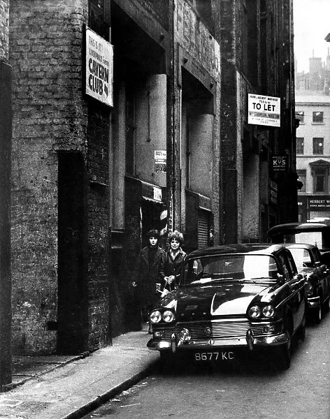A Liverpool back street, the home of the Cavern Club in Mathew Street