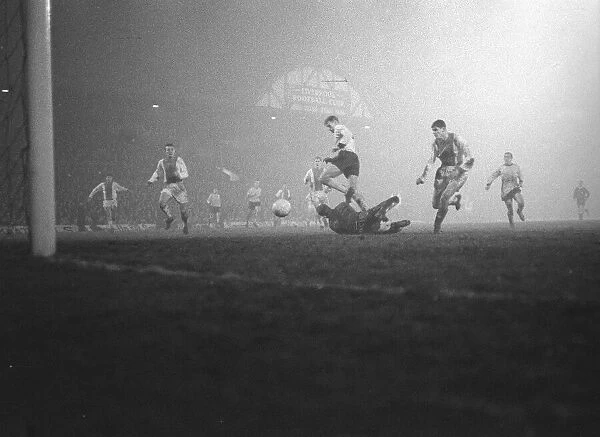 Liverpool v Ajax European Cup 1966. Hunt scores Liverpools 2nd goal