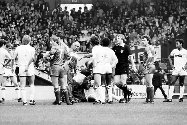 Liverpool v. Aston Villa. May 1985 MF21-05-001 The final score was a two one