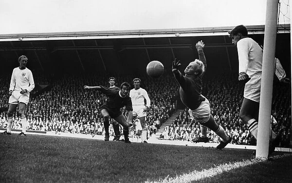 Liverpool v Burnley, league match at Anfield August 1969