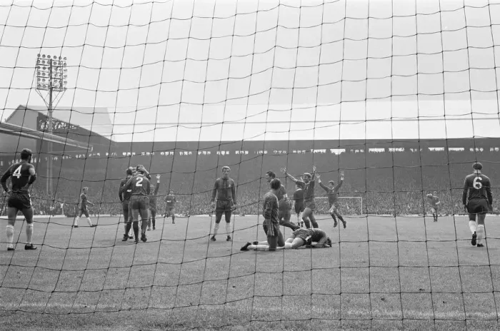 Framed Print : Liverpool v Chelsea Division One Football 8th August 1969 Framed Print : Liverpool v Chelsea Division One Football 8th August 1969