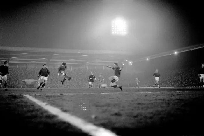 Framed Print : Liverpool v. Crystal Palace: Lawler ends his 20 yardIs run through the Crystal Palace Framed Print : Liverpool v. Crystal Palace: Lawler ends his 20 yardIs run through the Crystal Palace