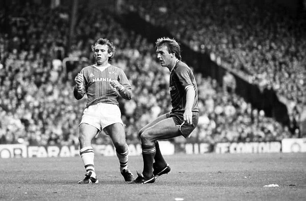 Liverpool v. Everton. October 1984 MF18-04-005 The final score was a one nil
