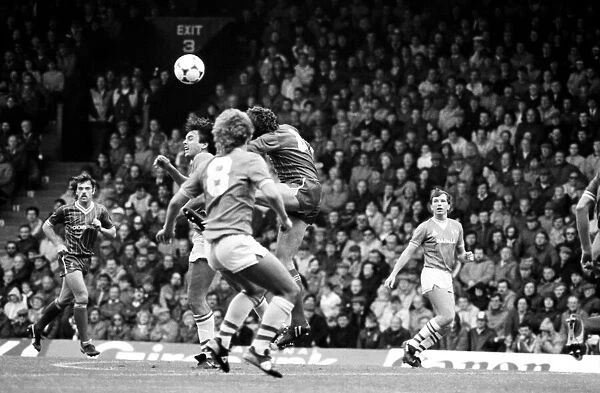 Liverpool v. Everton. October 1984 MF18-04-010 The final score was a one nil
