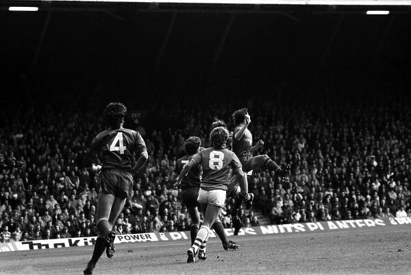 Liverpool v. Everton. October 1984 MF18-04-017 The final score was a one nil
