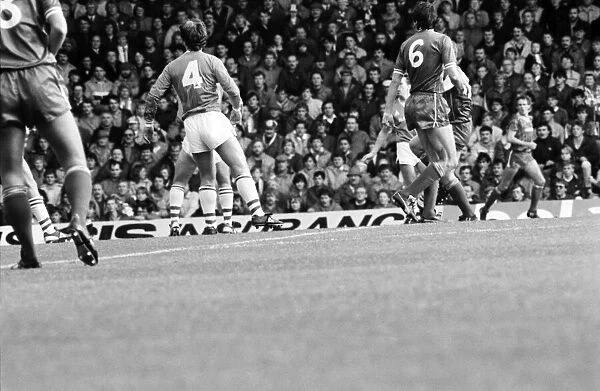 Liverpool v. Everton. October 1984 MF18-04-088 The final score was a one nil