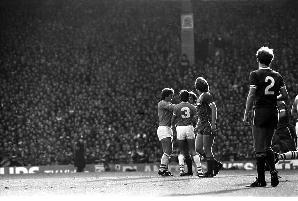 Liverpool v. Everton. October 1984 MF18-04-104 The final score was a one nil