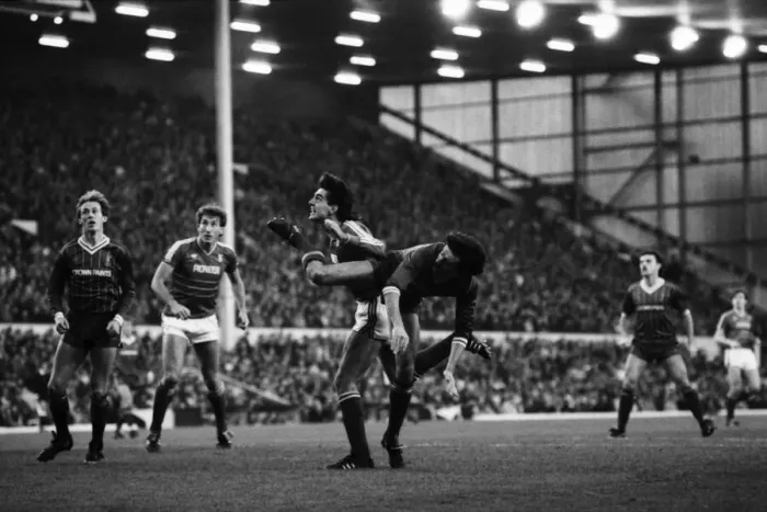 Framed Print : Liverpool v. Ipswich. November 1984 MF18-15-014 The final score was a two nil Framed Print : Liverpool v. Ipswich. November 1984 MF18-15-014 The final score was a two nil