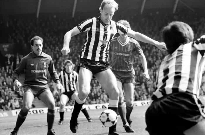 Framed Print : Liverpool v. Newcastle. April 1985 MF21-02-028 The final score was a Three one Framed Print : Liverpool v. Newcastle. April 1985 MF21-02-028 The final score was a Three one
