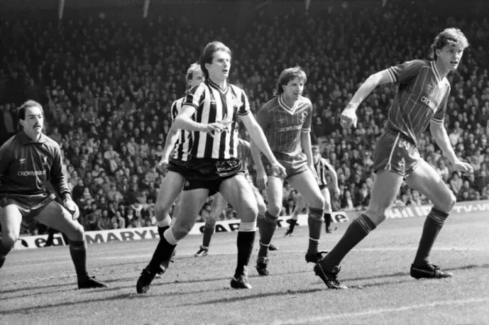 Framed Print : Liverpool v. Newcastle. April 1985 MF21-02-037 The final score was a Three one Framed Print : Liverpool v. Newcastle. April 1985 MF21-02-037 The final score was a Three one