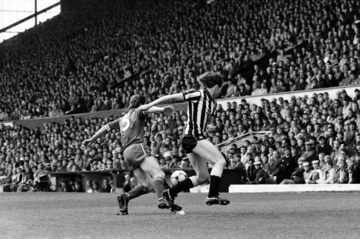 Framed Print : Liverpool v. Newcastle. April 1985 MF21-02-042 The final score was a Three one Framed Print : Liverpool v. Newcastle. April 1985 MF21-02-042 The final score was a Three one