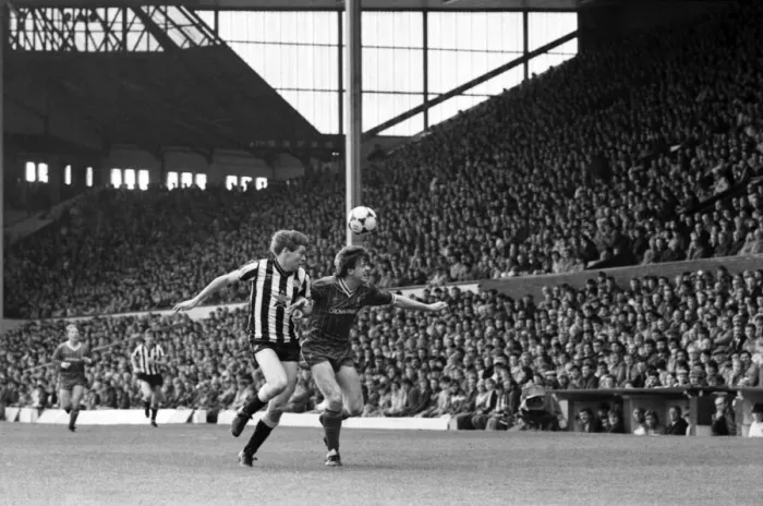 Framed Print : Liverpool v. Newcastle. April 1985 MF21-02-044 The final score was a Three one Framed Print : Liverpool v. Newcastle. April 1985 MF21-02-044 The final score was a Three one
