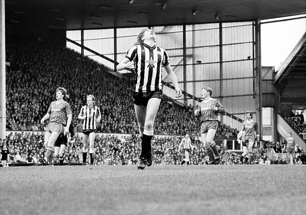 Liverpool v. Newcastle. April 1985 MF21-02-051 The final score was a Three one