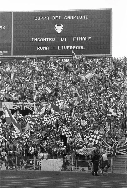 Liverpool v AS Roma European Cup Final at Stadio Olimpico 30th May 1984