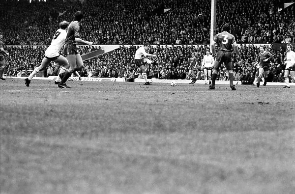 Liverpool v. Tottenham Hotspur. March 1984 MF14-19-012 The final score was a three