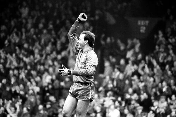 Liverpool v. Tottenham Hotspur. March 1984 MF14-19-044 The final score was a three