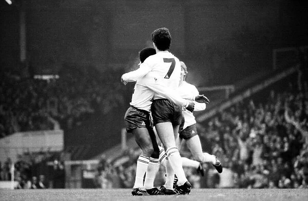 Liverpool v. Tottenham Hotspur. March 1984 MF14-19-053 The final score was a three