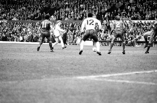 Liverpool v. Tottenham Hotspur. March 1984 MF14-19-038 The final score was a three