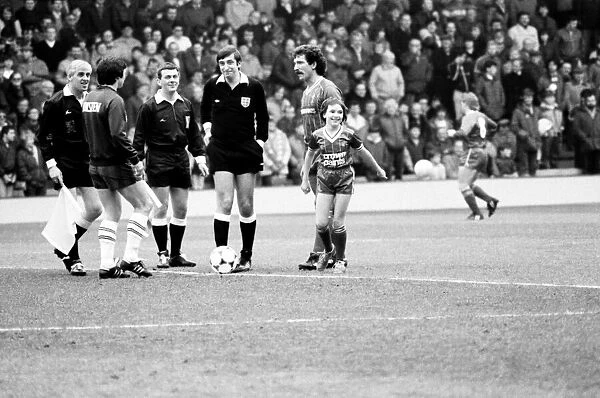 Liverpool v. Tottenham Hotspur. March 1984 MF14-19-031 The final score was a three