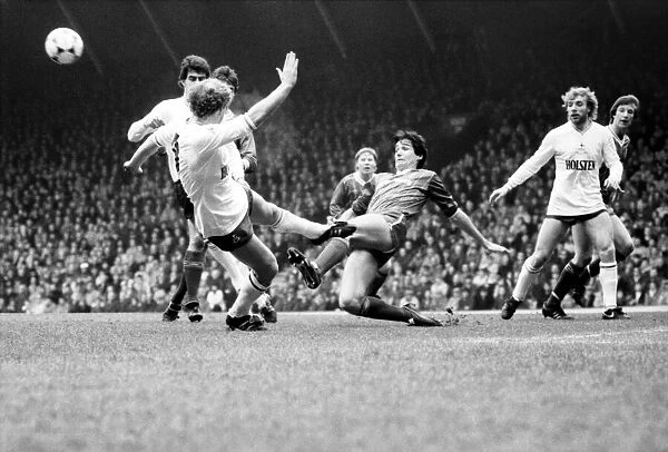 Liverpool v. Tottenham Hotspur. March 1984 MF14-19-028 The final score was a three