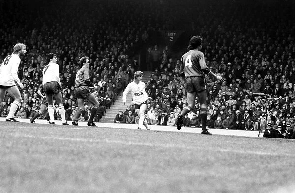 Liverpool v. Tottenham Hotspur. March 1984 MF14-19-024 The final score was a three