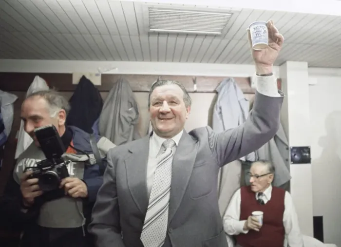 Framed Print : Liverpool win the League Championship after a goalless draw with West Ham United