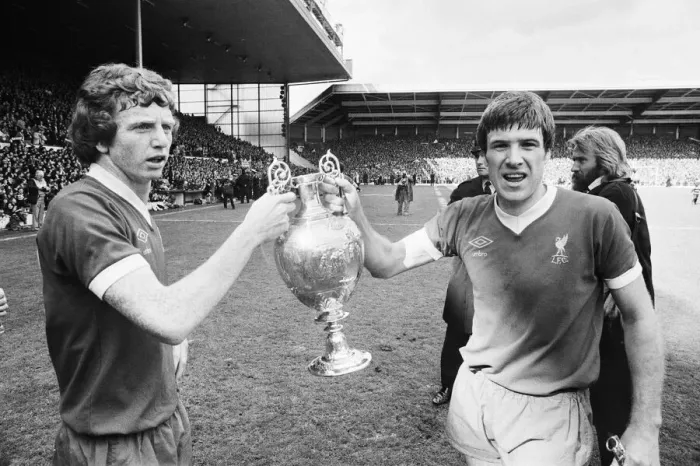 Framed Print : Liverpool win the League Championship after a goalless draw with West Ham United