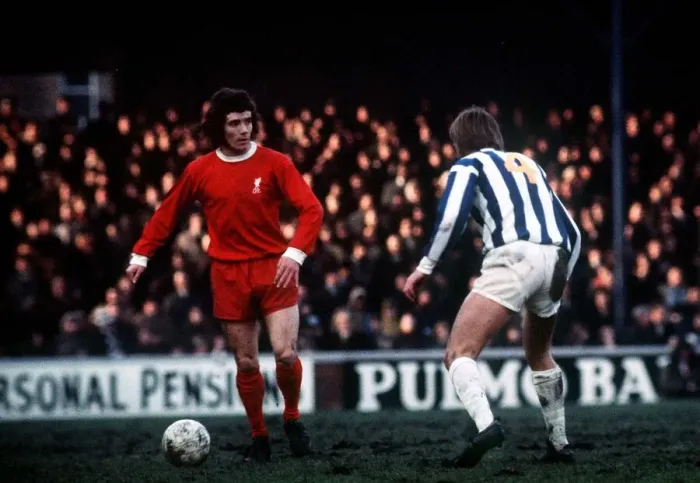 Framed Print : Liverpools Kevin Keegan on the ball in action against Huddersfield February Framed Print : Liverpools Kevin Keegan on the ball in action against Huddersfield February