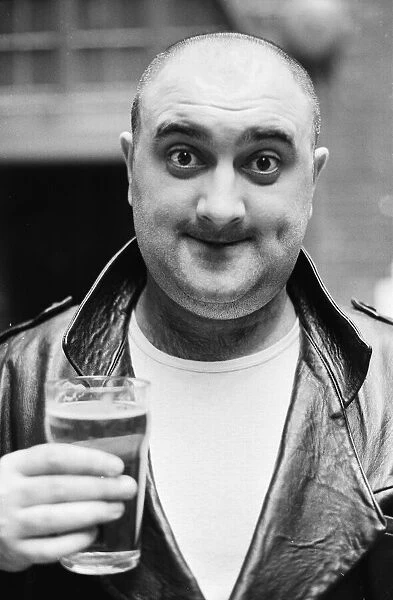 Liverpudlian comedian Alexei Sayle who stars in the BBC television comedy series The