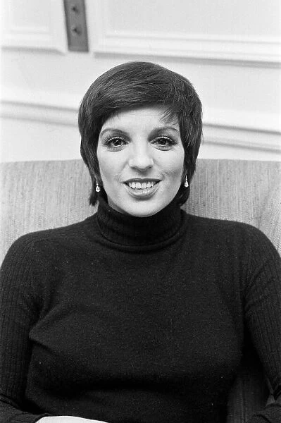 Liza Minnelli pictured at a reception at the Savoy Hotel. 4th December 1978