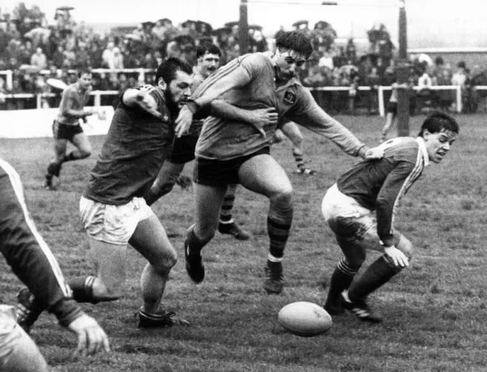 Framed Print : Llanelli v Australia rugby match, during the Australia tour of Britain and Ireland