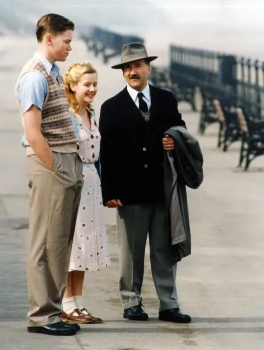 Framed Print : Local man Peter Jones (wearing trilby) is drafted in as an extra in the new BBC costume Framed Print : Local man Peter Jones (wearing trilby) is drafted in as an extra in the new BBC costume