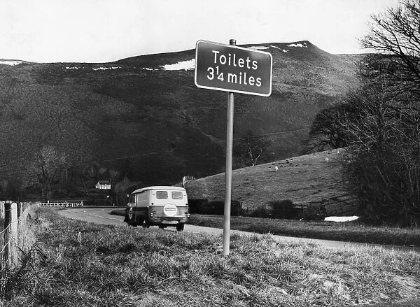 Local residents are irate at the large sign which has been erected at Bwlch on
