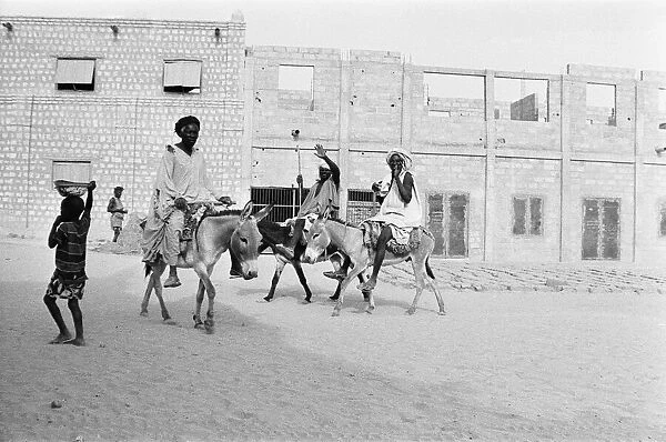 Local tribesmen riding into Timbuktu 23rd May 1976