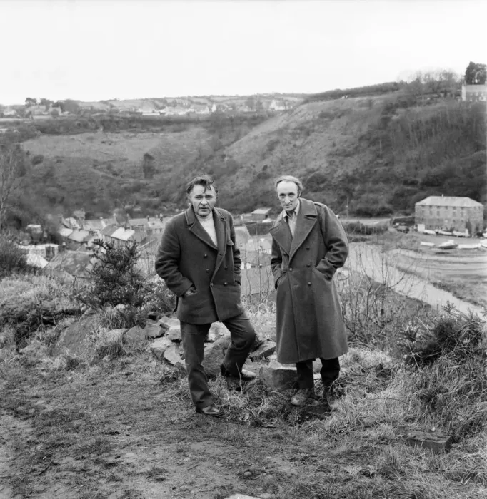 Framed Print : The locations for the film Under Milk Wood, depict the Welsh village of Framed Print : The locations for the film Under Milk Wood, depict the Welsh village of
