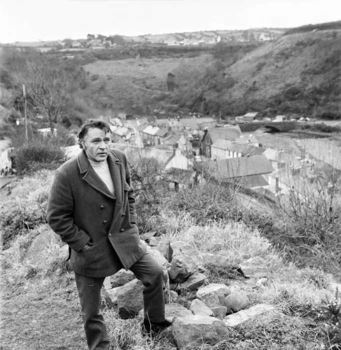 Framed Print : The locations for the film Under Milk Wood, depict the Welsh village of