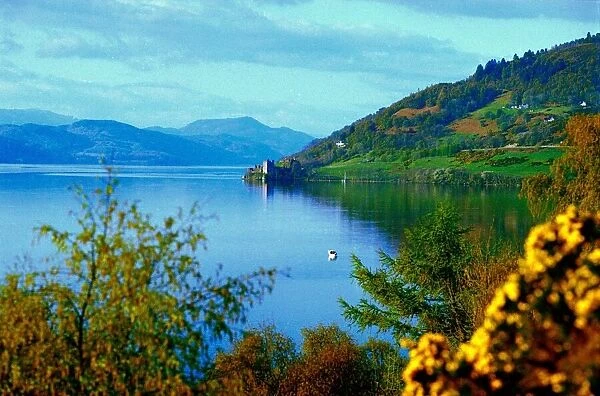 Loch Ness, Urquahart Castle and Bay Inverness Scotland Lochs