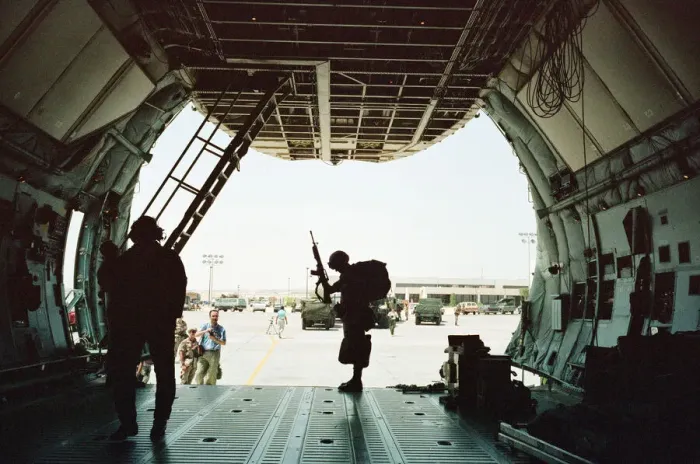 Framed Print : Lockheed C-5 Galaxy, American military transport aircraft