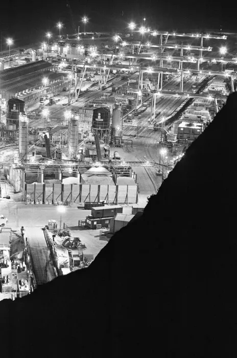 Framed Print : Logistics depot at the base of Shakespeare Cliff during construction of the Channel Framed Print : Logistics depot at the base of Shakespeare Cliff during construction of the Channel
