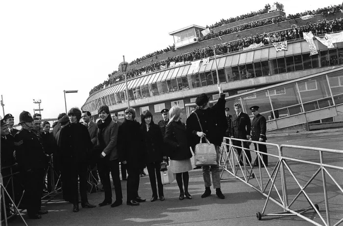 Framed Print : London to Austria 13th March 1965. Two days after arriving back in the UK from