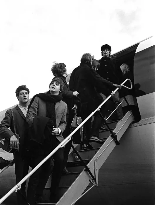Framed Print : London to Austria 13th March 1965. Two days after arriving back in the UK from