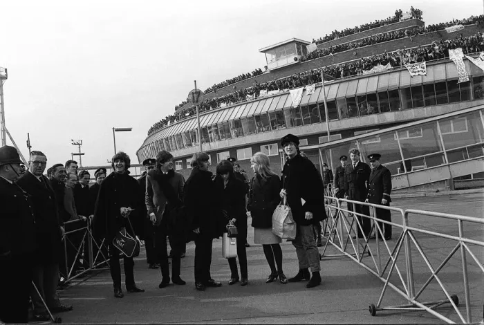 Framed Print : London to Austria 13th March 1965. Two days after arriving back in the UK from