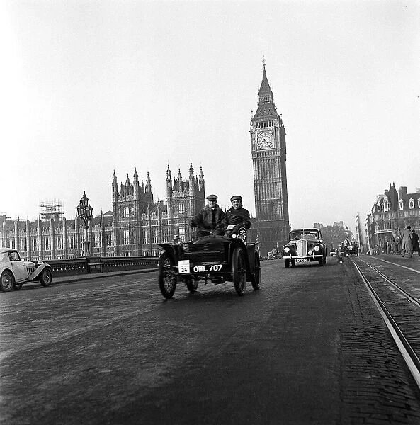 London to Brighton Vintage Car Run November 1949 Big Ben