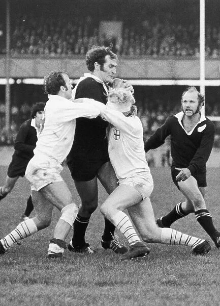 London Counties v All Blacks 11th November 1972. Double Welsh trouble for All