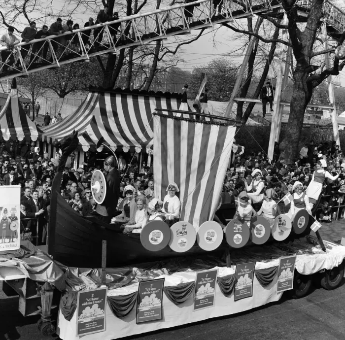 Framed Print : The London Easter Parade is sponsored by the London Tourist Board Framed Print : The London Easter Parade is sponsored by the London Tourist Board